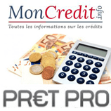 pret professionnel taux