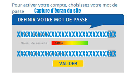 confirmation compte csf