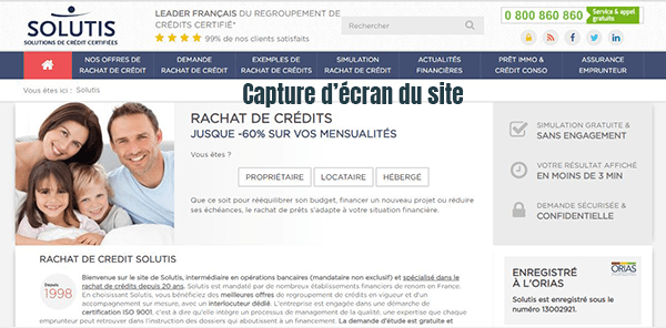 rachat de crédit Solutis