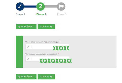 etapes simulation pret credit-lux