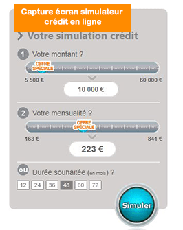 simuler credit financo en ligne