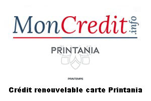 Carte Printemps crédit Sofinco