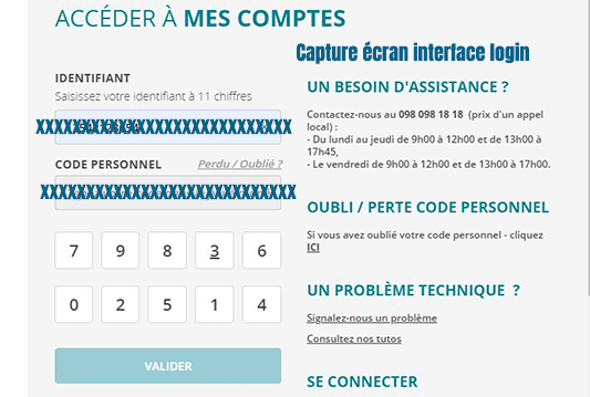 consulter mes comptes canmp en ligne