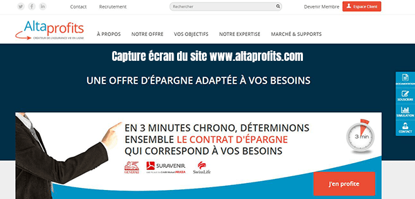 couriter assurance en ligne