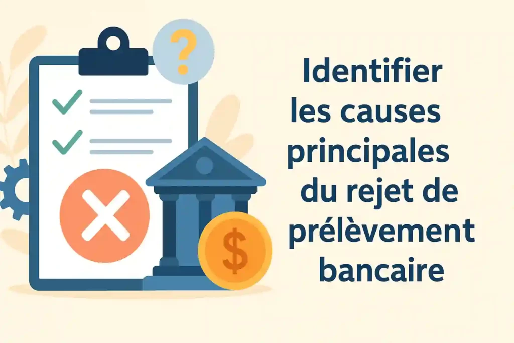 Identifier les causes principales du rejet de prélèvement bancaire