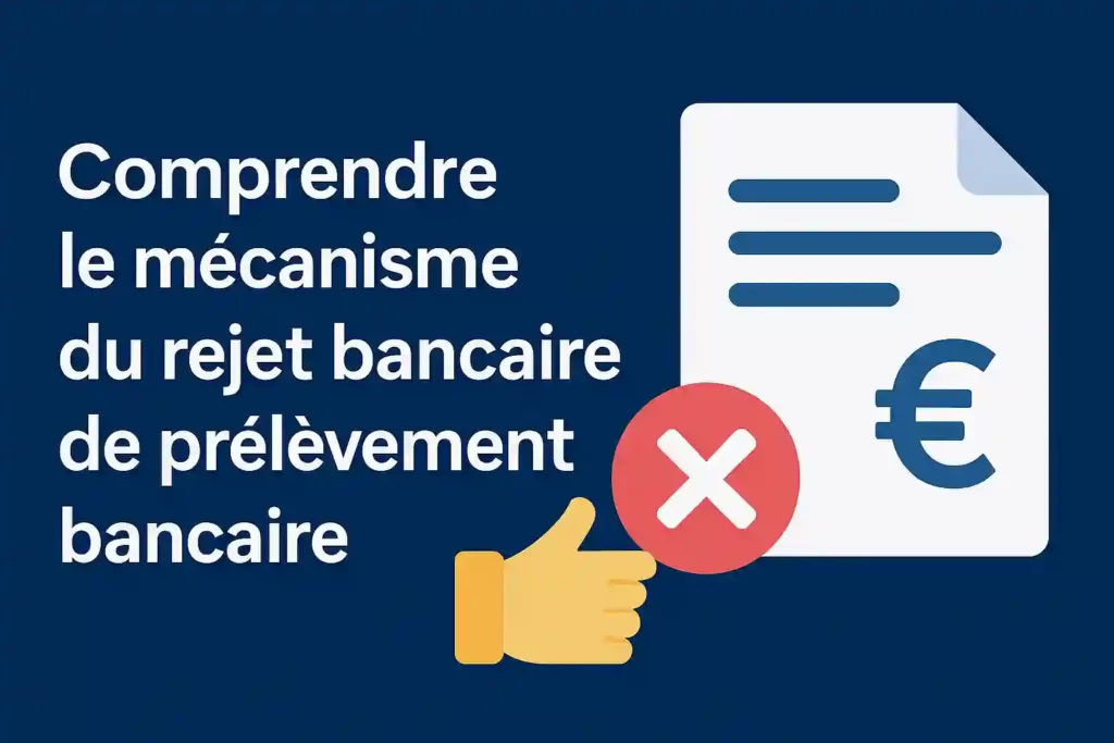 Comprendre le mécanisme du rejet bancaire de prélèvement bancaire