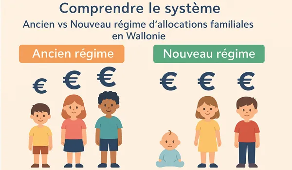 Comprendre le système : Ancien vs Nouveau régime d'allocations familiales en Wallonie