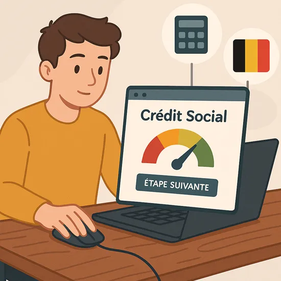 Simulation crédit social Belgique : comment faire en ligne étape par étape ?